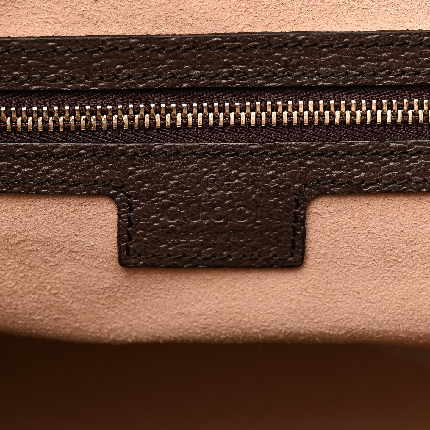 GG Supreme Monogram Medium Ophidia Shopping Tote Brown