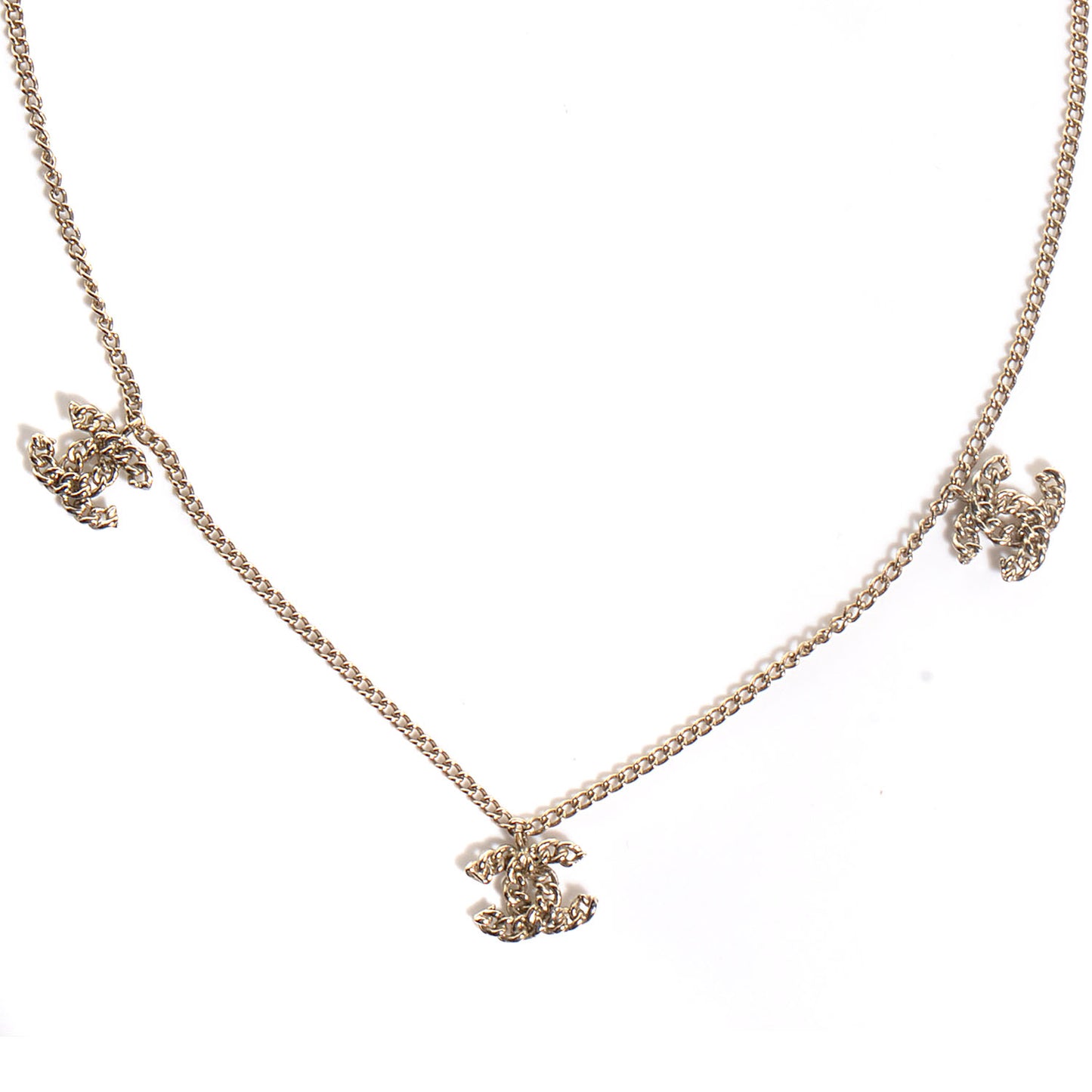 CC Chain Short Necklace Gold
