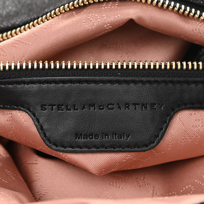 Stella McCartney Shaggy Deer Small Falabella Fold Over Tote Black 6 of 11