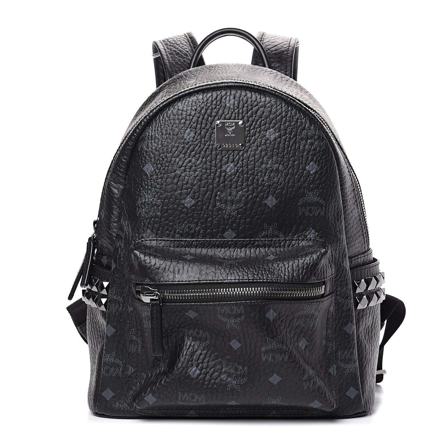 Visetos Small Side Stud Stark Backpack Black