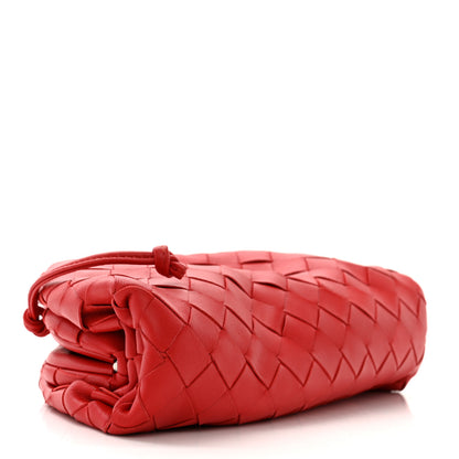 Bottega Veneta Nappa Intrecciato The Mini Pouch Bright Red 4 of 10