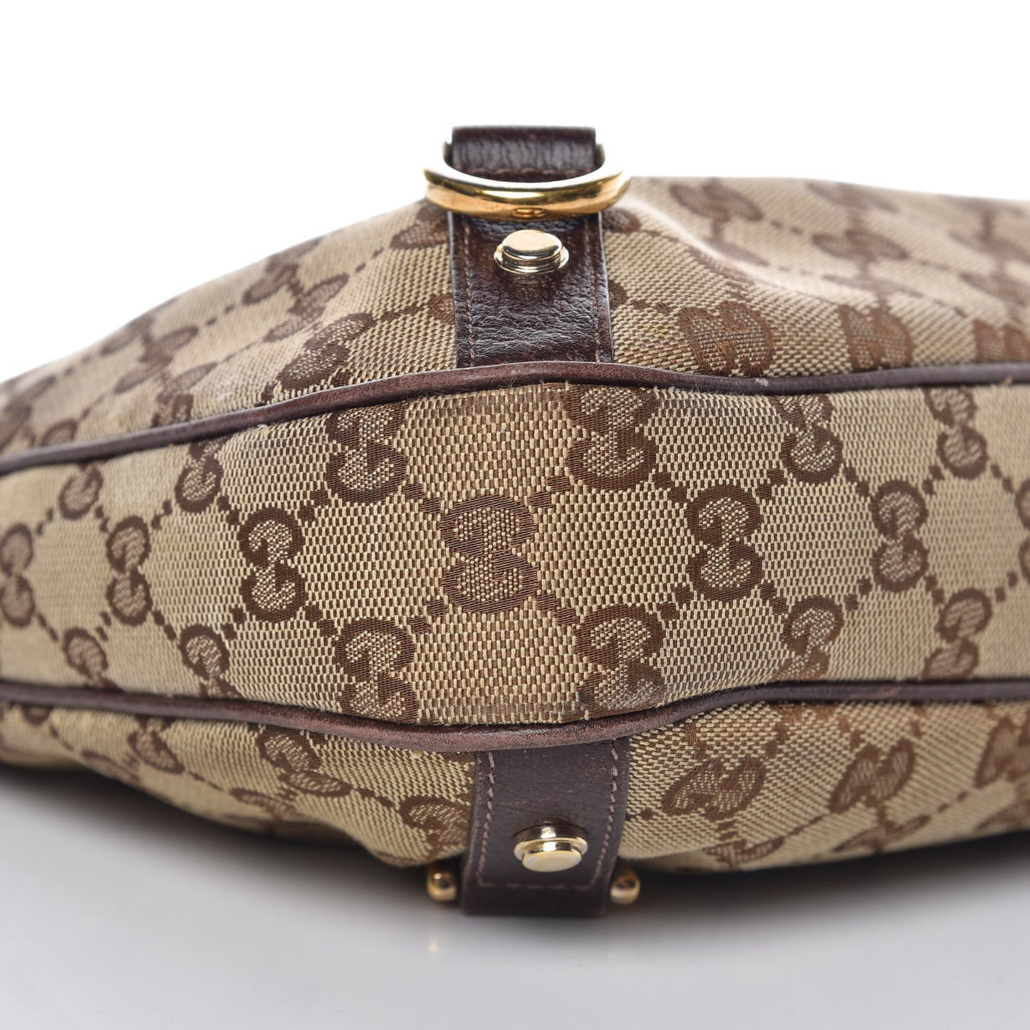 Monogram Medium Abbey D Ring Hobo Brown