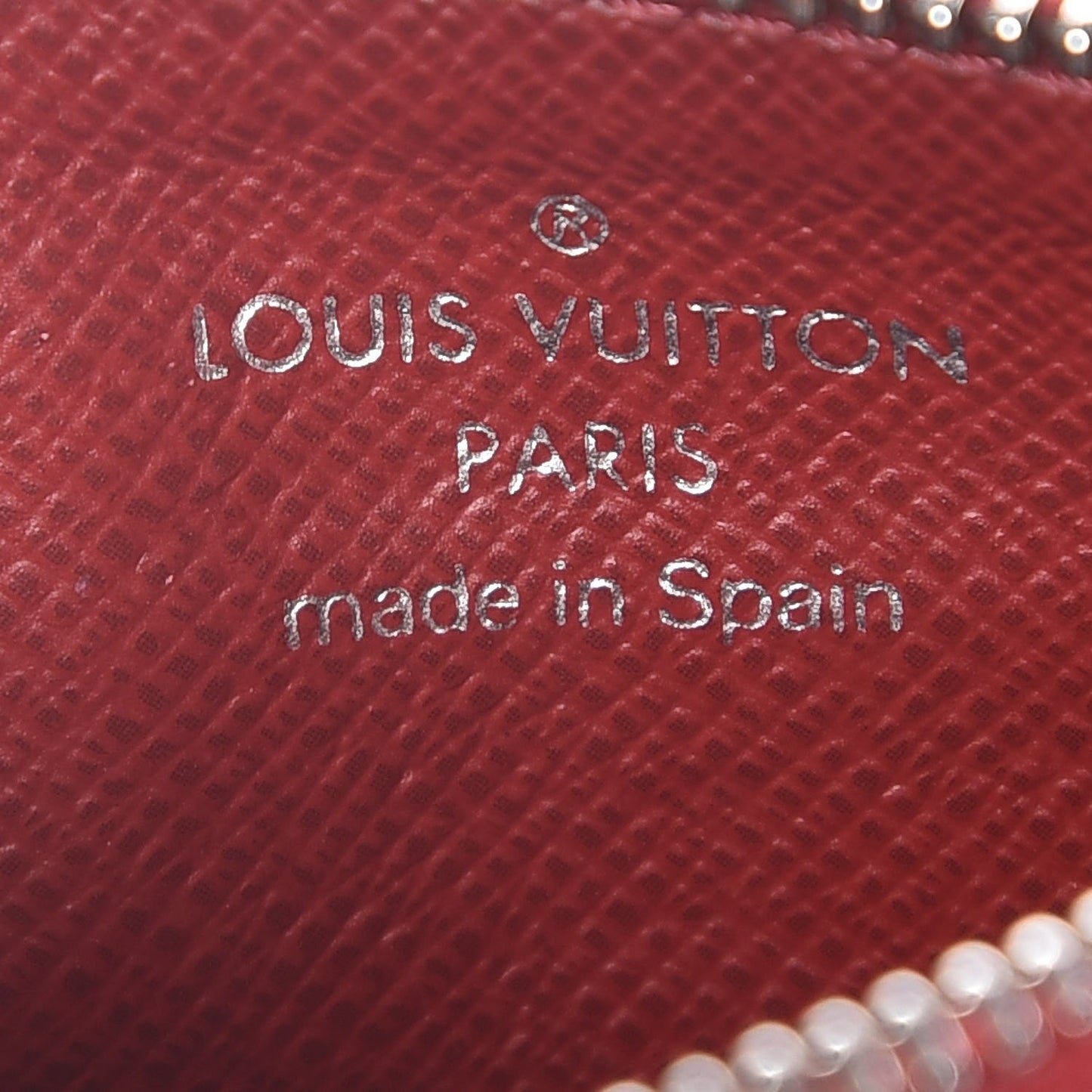Epi Key Pouch Rubis