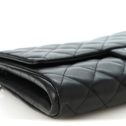 Chanel Lambskin Quilted Clutch with Chain Flap Black 9 of 10