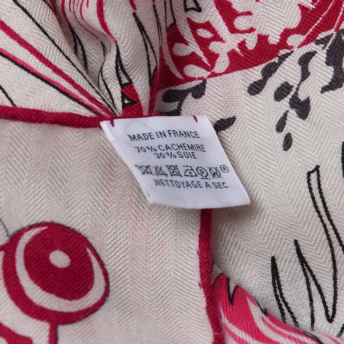 Cashmere Silk Mythiques Phoenix Coloriage Shawl 140 White Rose Black