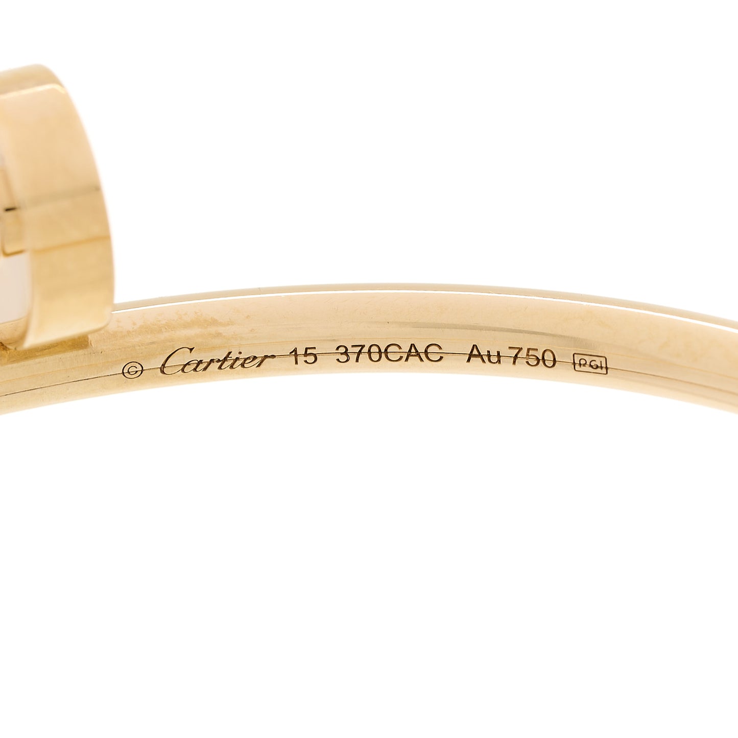 18K Yellow Gold Small Juste Un Clou Bracelet 15