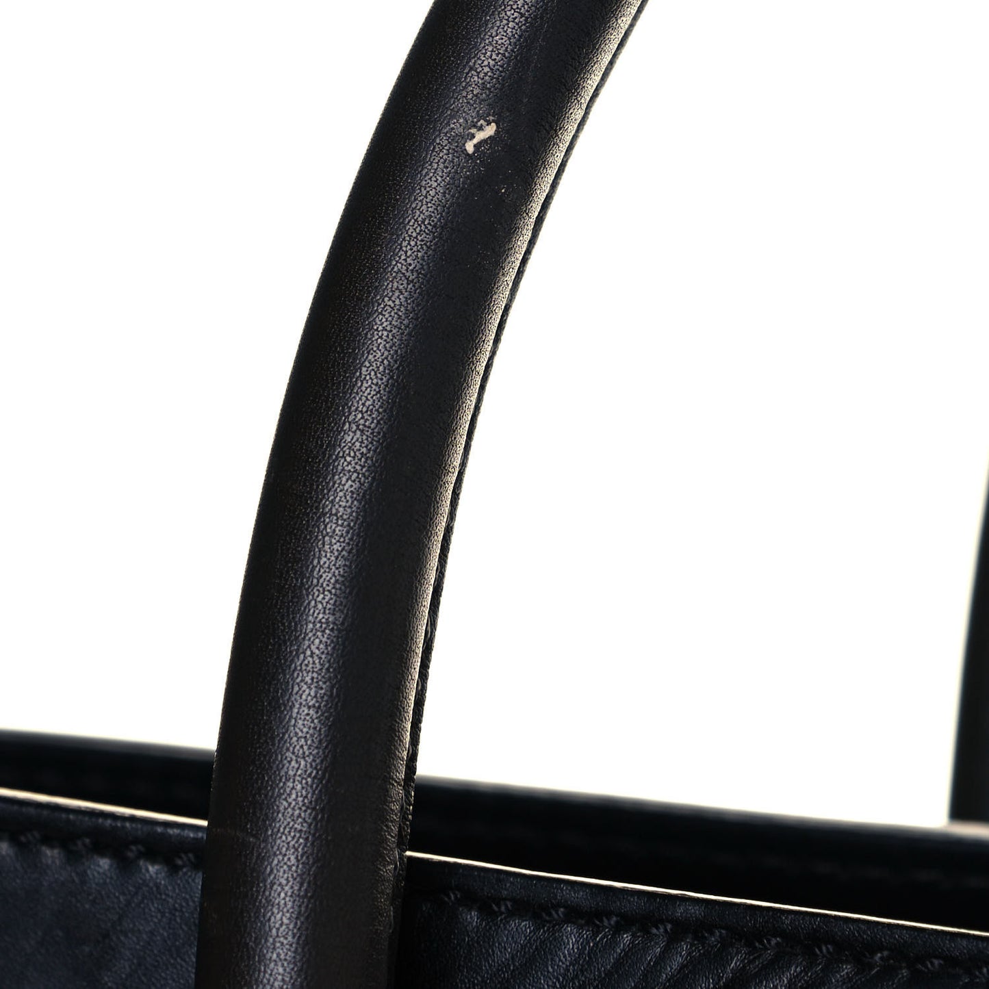 Smooth Calfskin Mini Bi-Color Luggage Forest Black