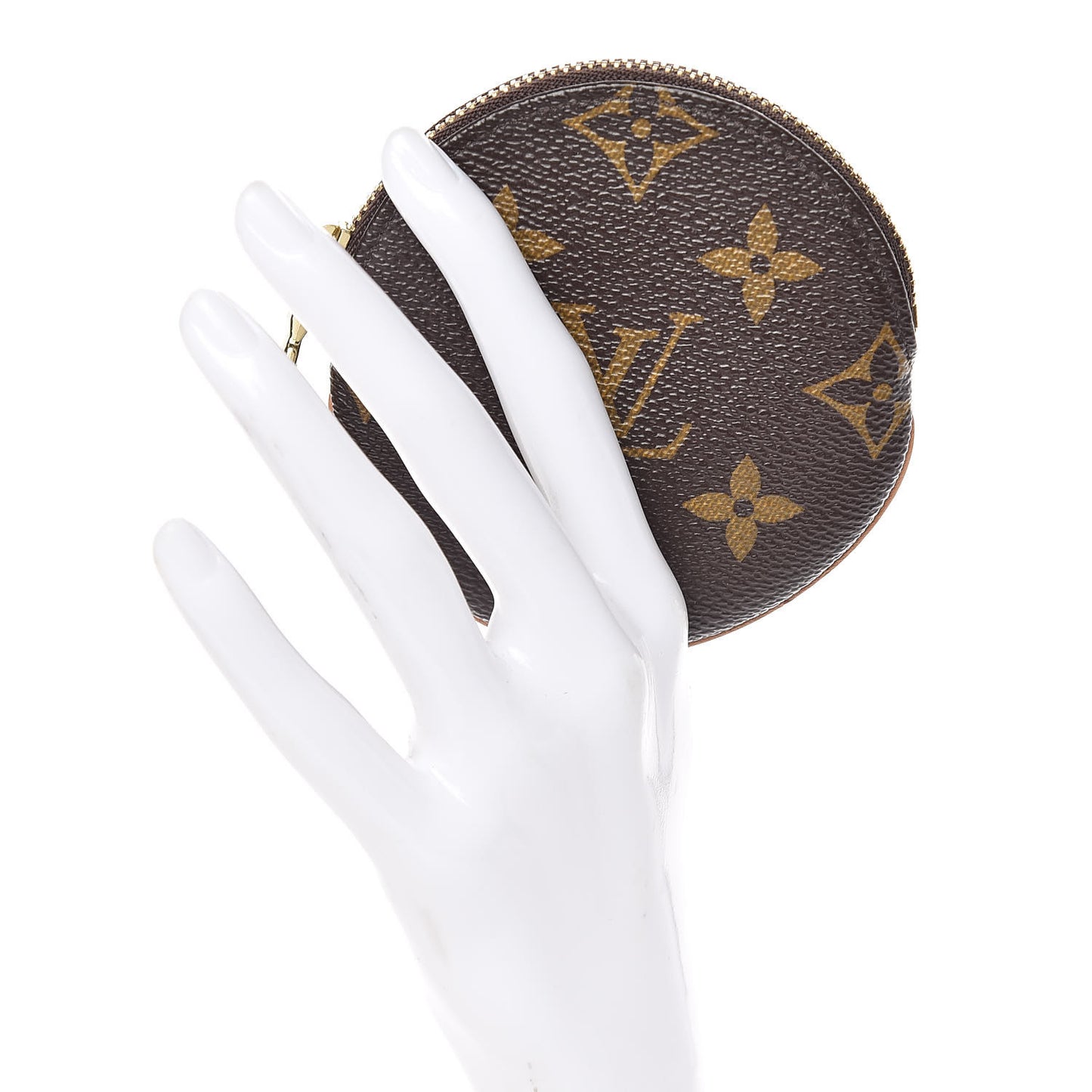 Monogram Round Coin Purse