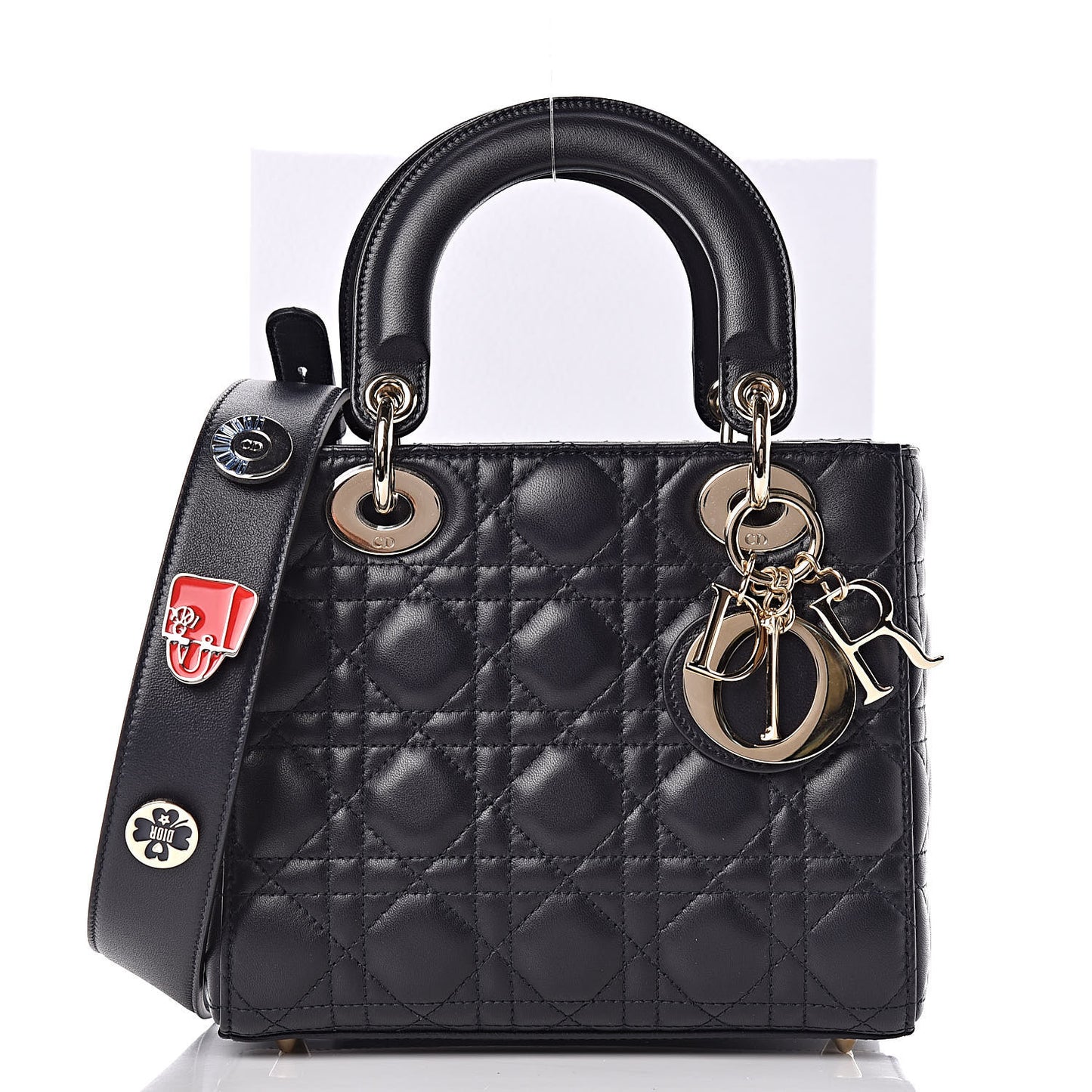 Lambskin Cannage Small My Lady Dior Indigo Blue