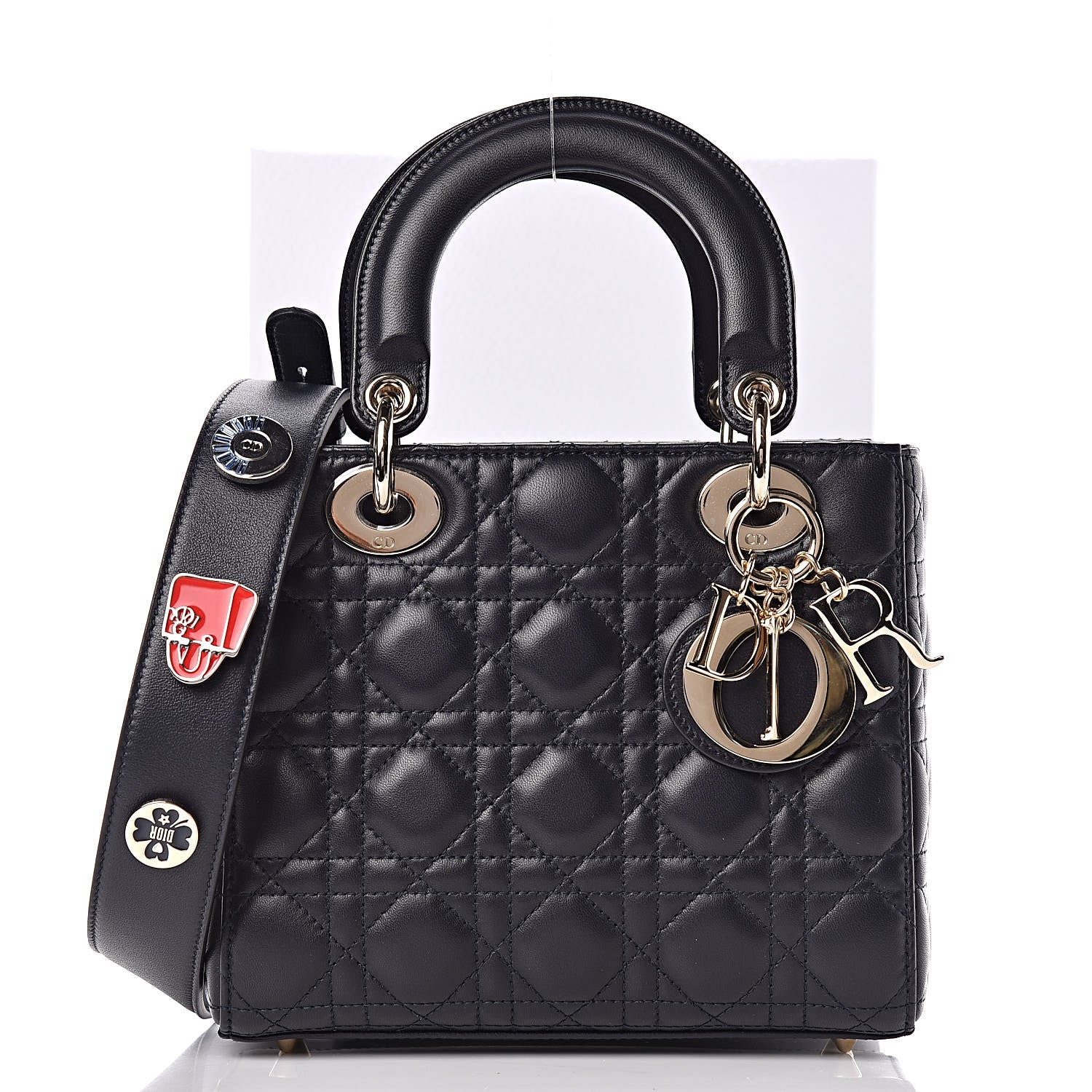 Christian Dior Lambskin Cannage Small My Lady Dior Indigo Blue 9 of 9