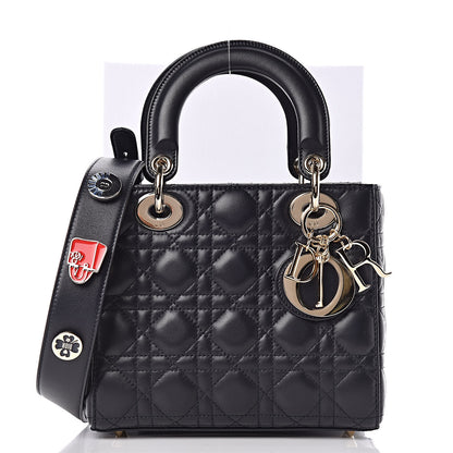 Christian Dior Lambskin Cannage Small My Lady Dior Indigo Blue 9 of 9