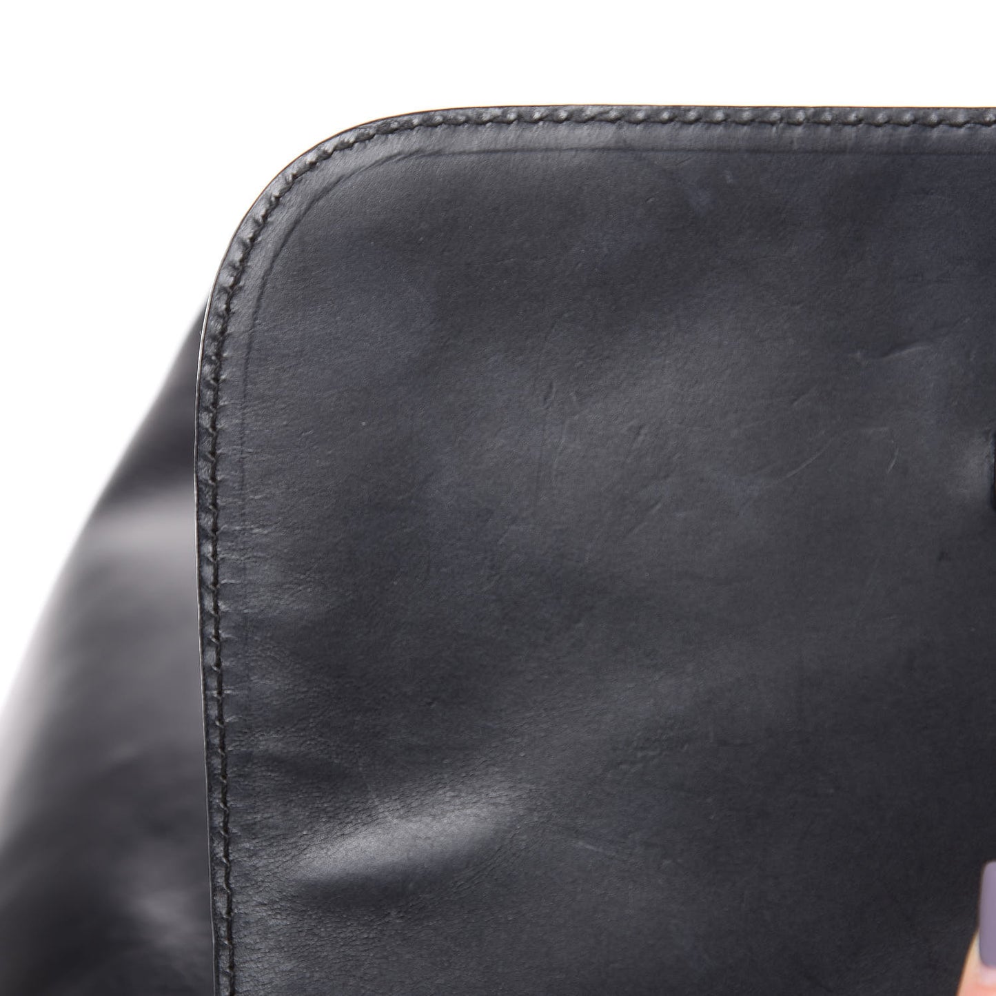 Vegetable Tanned Calfskin Backpack Black