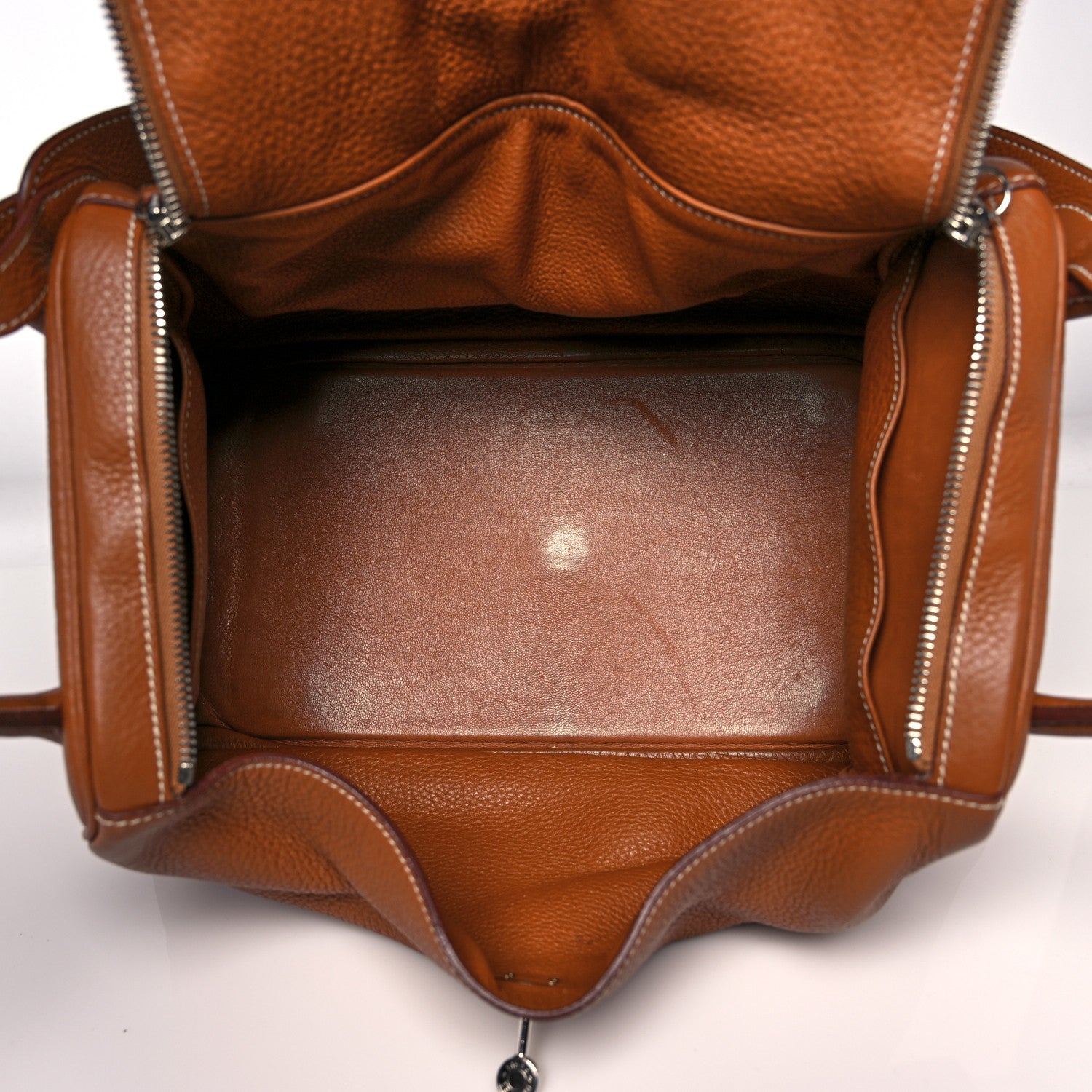 Hermes Taurillon Clemence Lindy 34 Gold 4 of 17