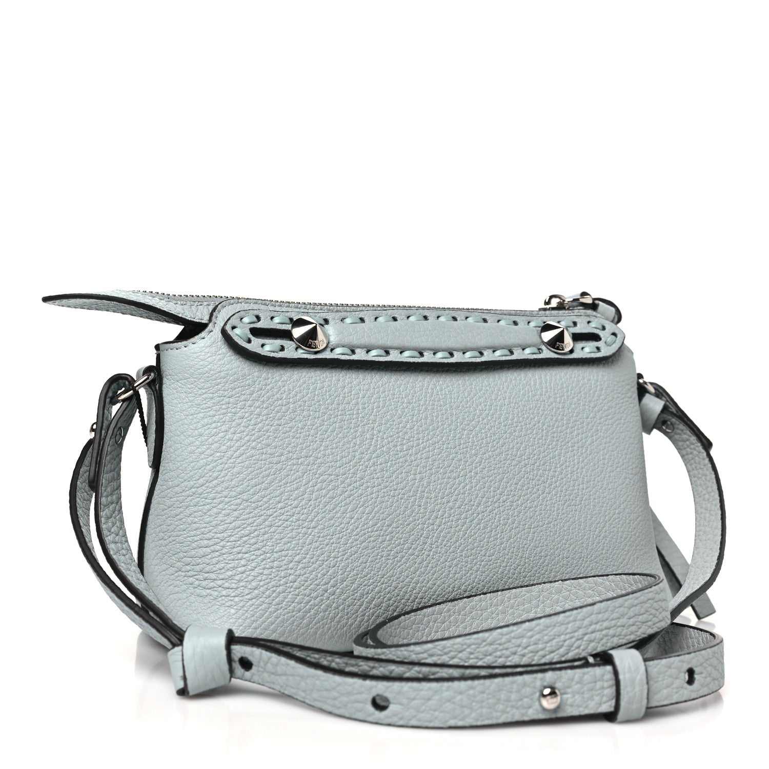 Fendi Cuoio Romano Selleria Sintetica Tape Stitch Mini By The Way Boston Bag Anice 3 of 9