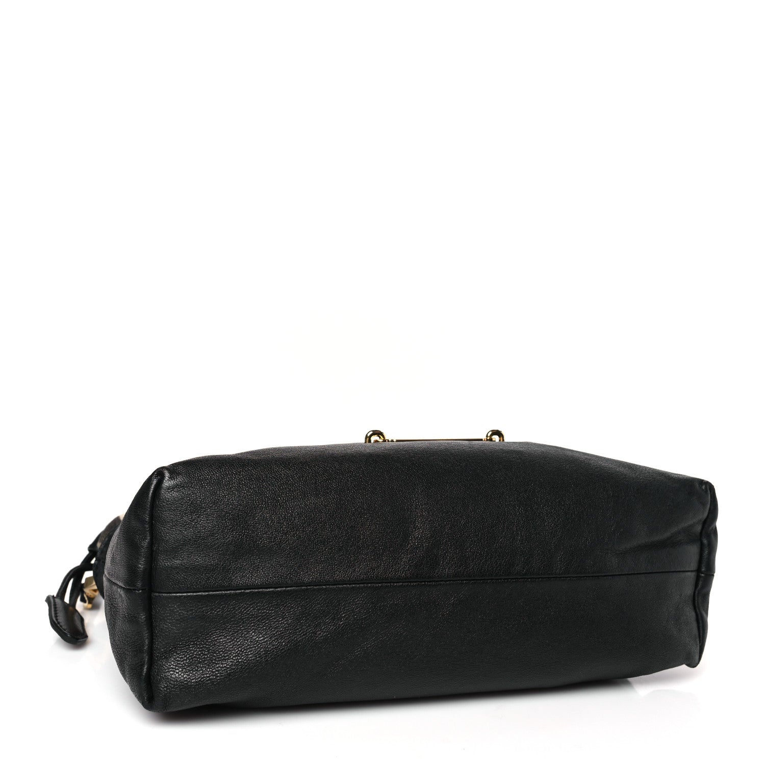 Burberry Derby Calfskin House Check Little Crush Black 4 of 12