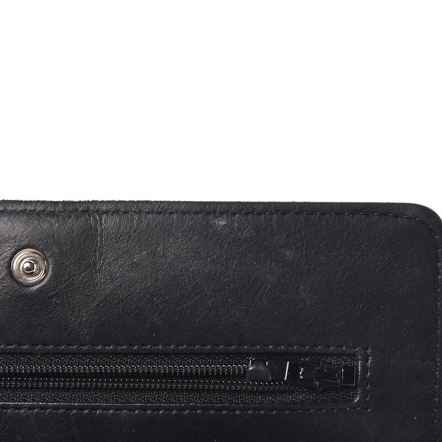 Lambskin Quilted Boy Wallet On Chain WOC Black