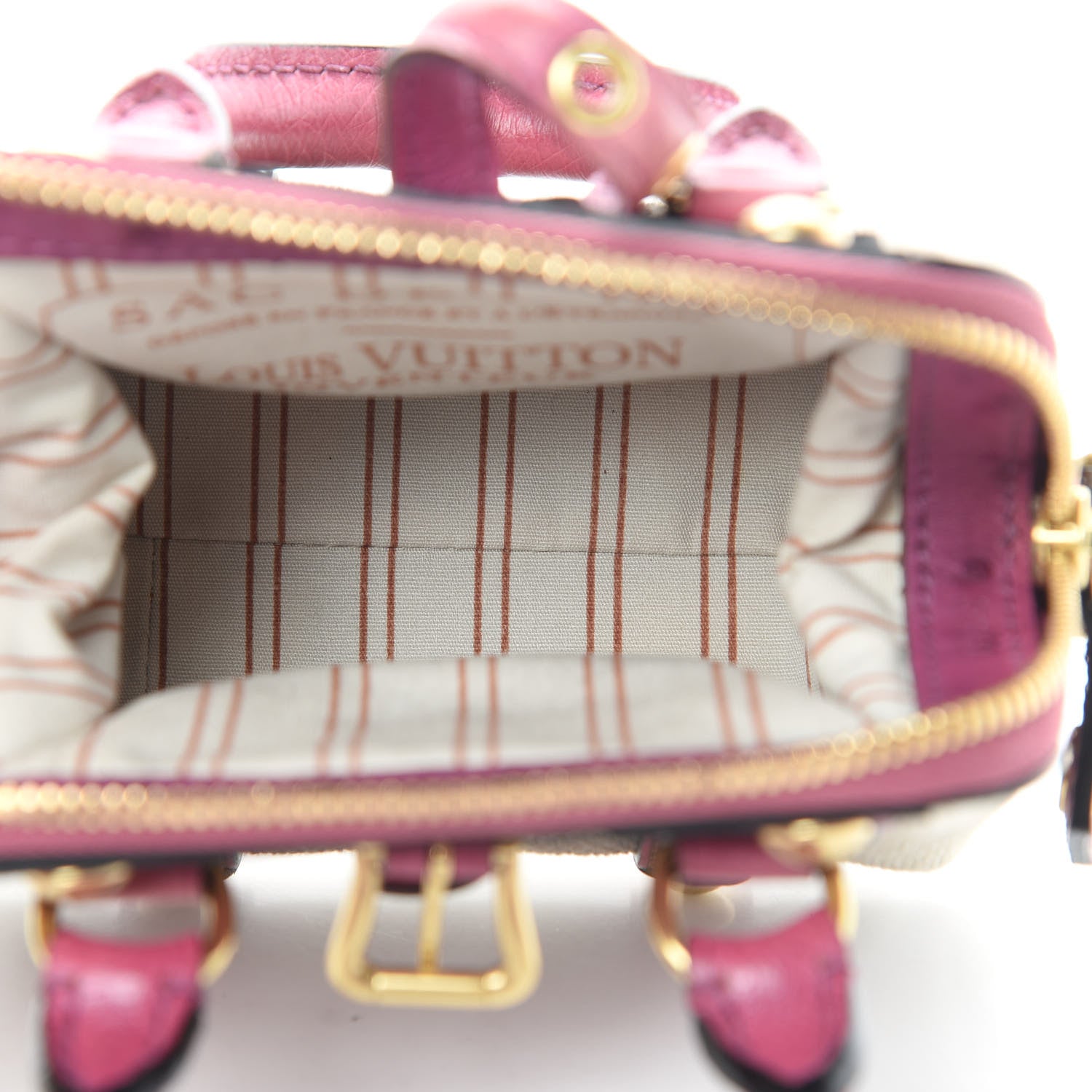 Louis Vuitton Toile Ostrich Trianon Sac de Nuit PM Lilac 5 of 7