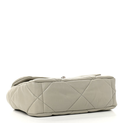 Chanel Lambskin Quilted Medium Chanel 19 Flap Grey 4 of 10