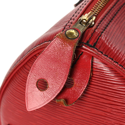 Louis Vuitton Epi Speedy 30 Castillan Red 14 of 14