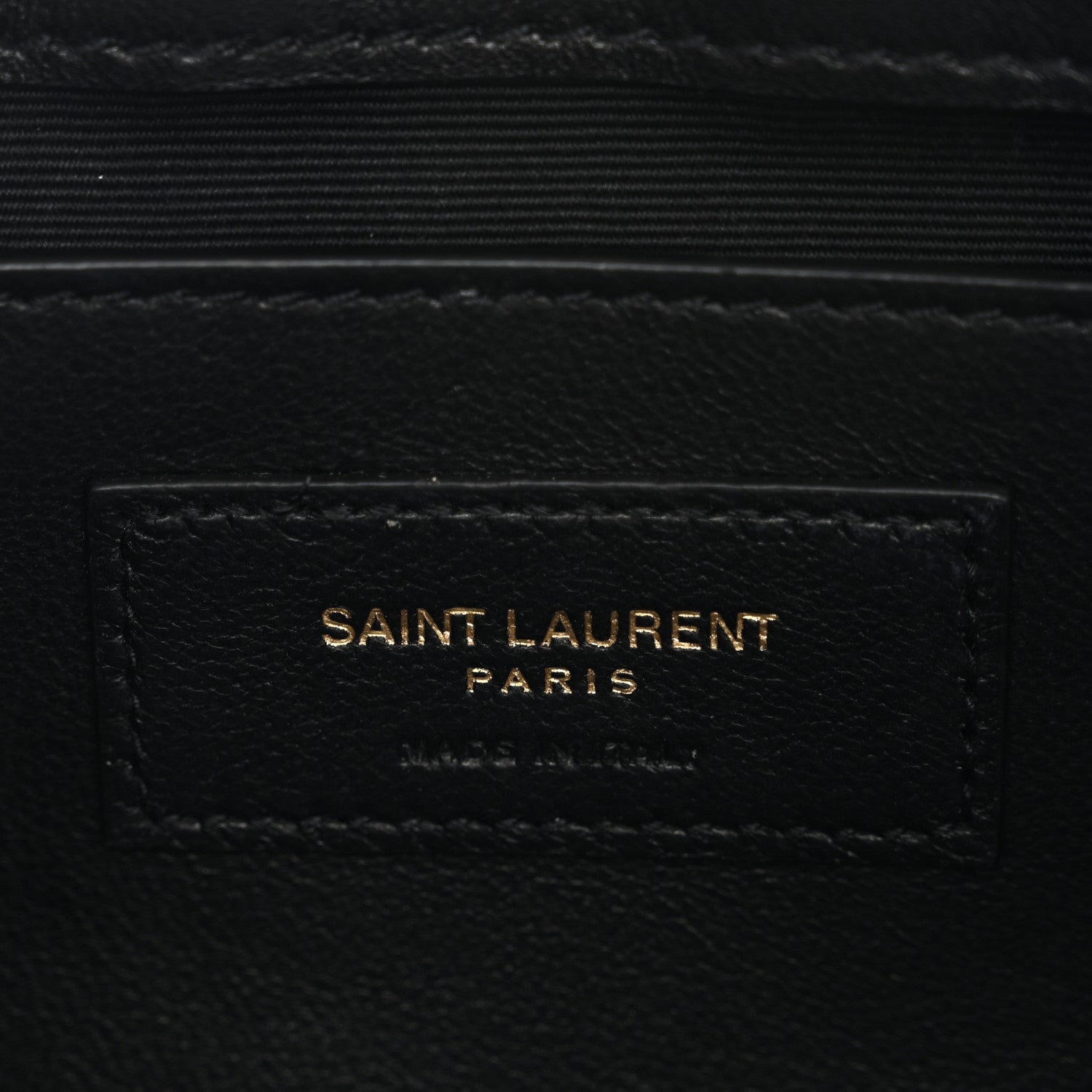 Saint Laurent Lambskin Quilted Monogram Mini Nolita Black 6 of 11