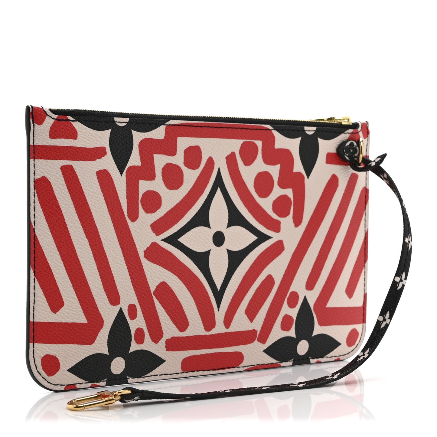 Monogram Giant Crafty Neverfull MM GM Pochette Creme Rouge Black