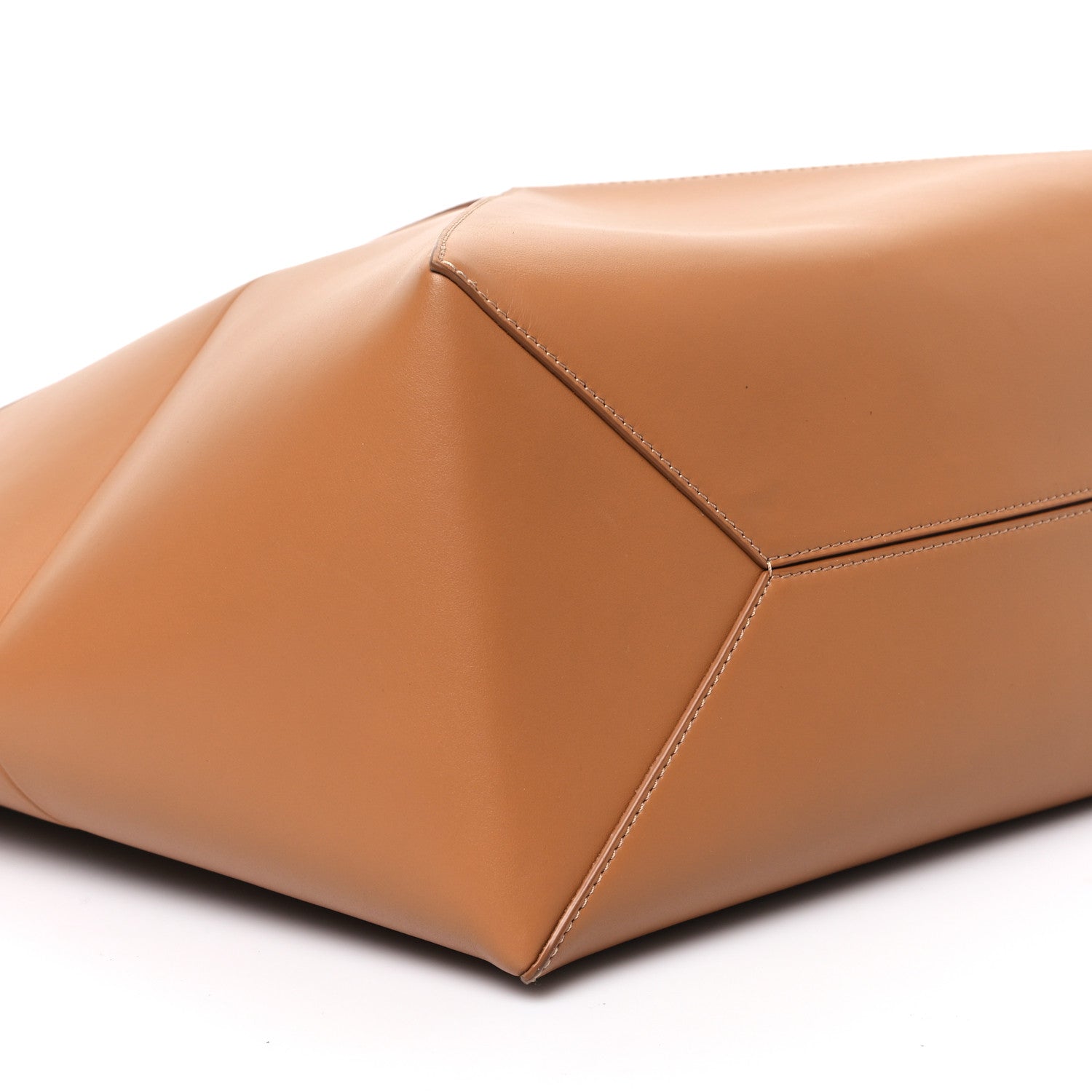 Loewe Shiny Calfskin Large Puzzle Fold Tote Warm Desert 8 of 11