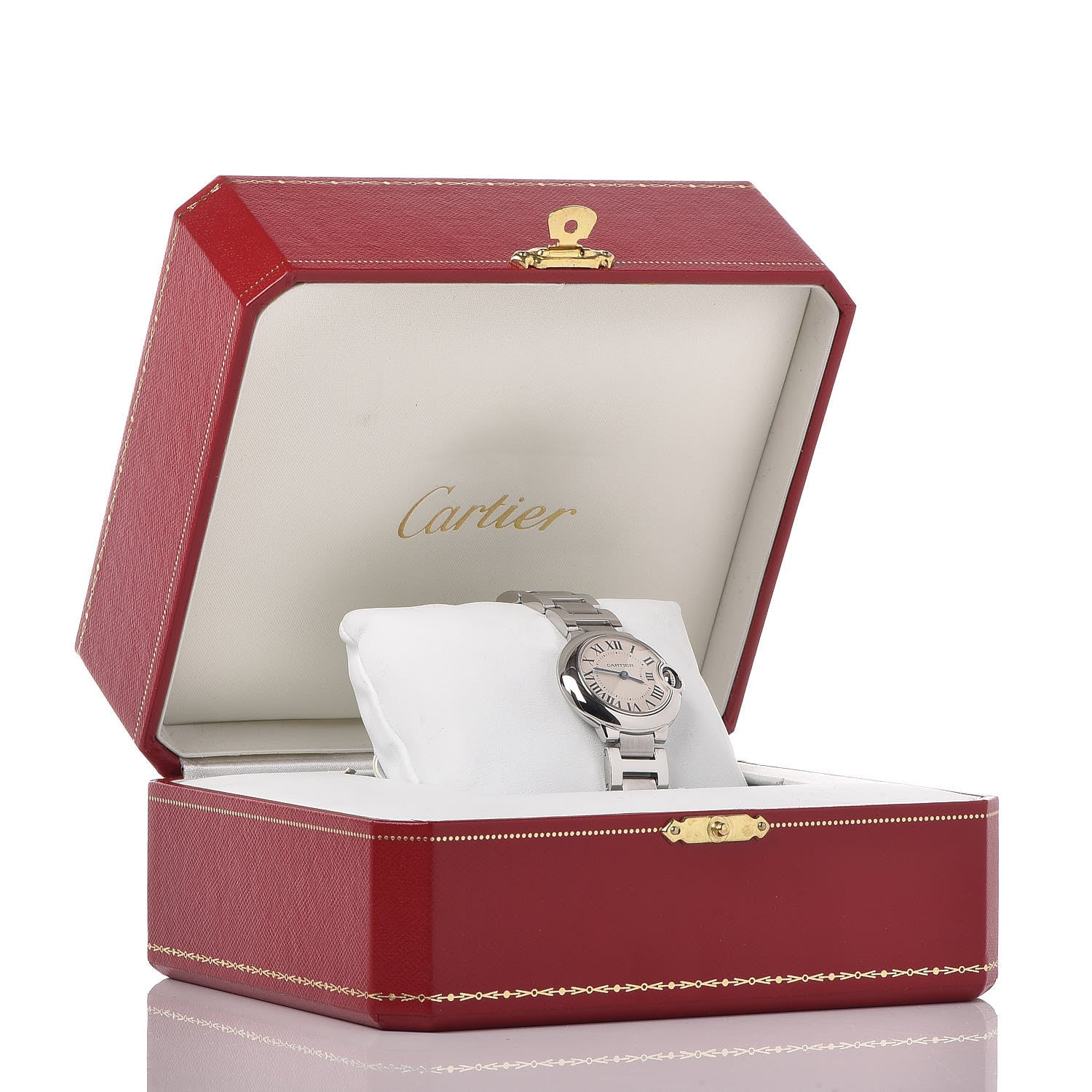 Cartier Stainless Steel 28mm Ballon Bleu De Quartz Watch 7 of 7