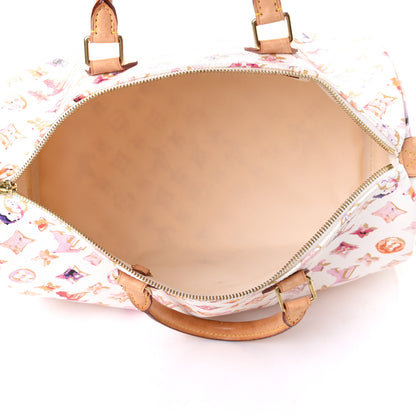 Louis Vuitton Watercolor Aquarelle Speedy 35 White 8 of 8