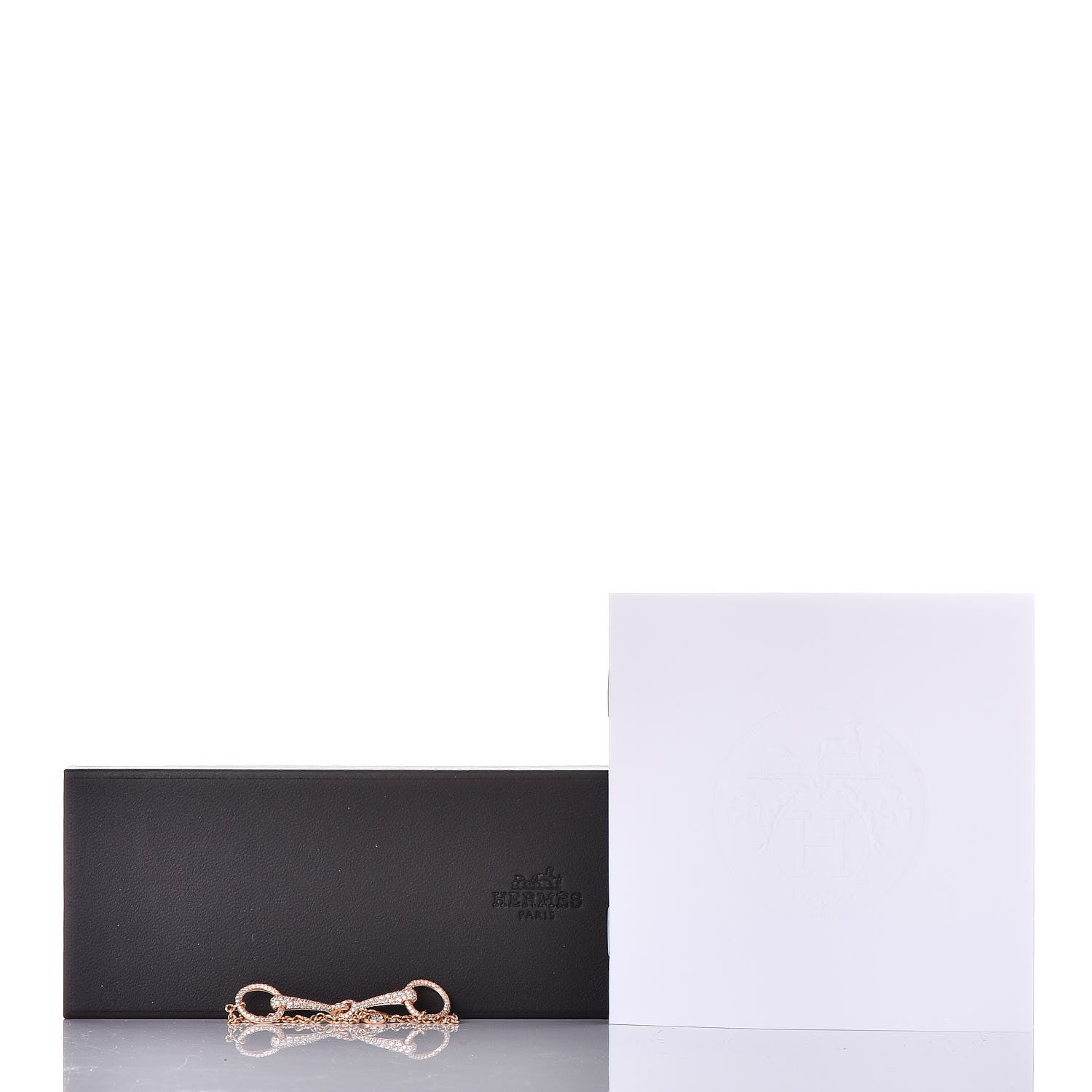 Hermes 18K Rose Gold Diamond Filet d'Or TPM Bracelet SH 5 of 5