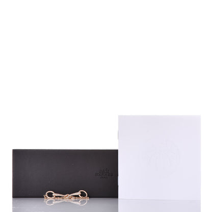 Hermes 18K Rose Gold Diamond Filet d'Or TPM Bracelet SH 5 of 5