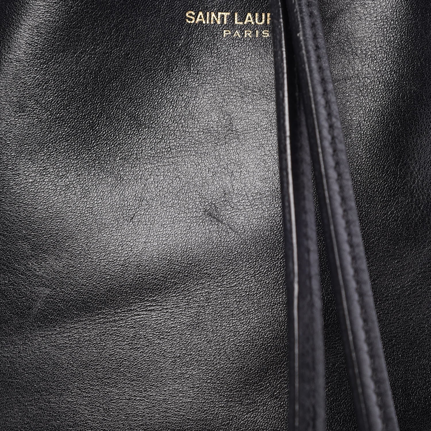 Saint Laurent Calfskin Small Emmanuelle Bucket Bag Black 8 of 9