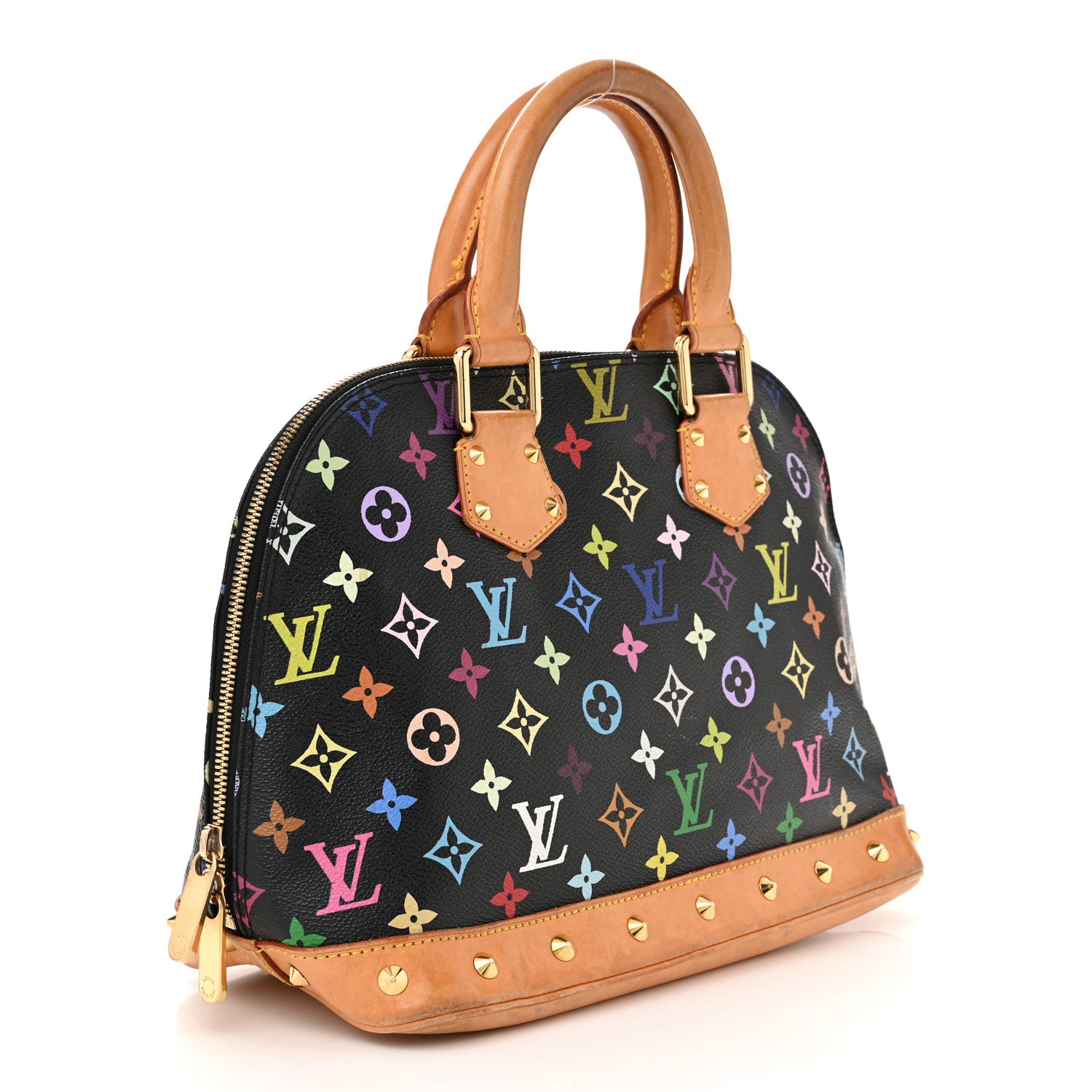 Louis Vuitton Monogram Multicolor Alma Black 3 of 17