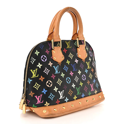 Louis Vuitton Monogram Multicolor Alma Black 3 of 17