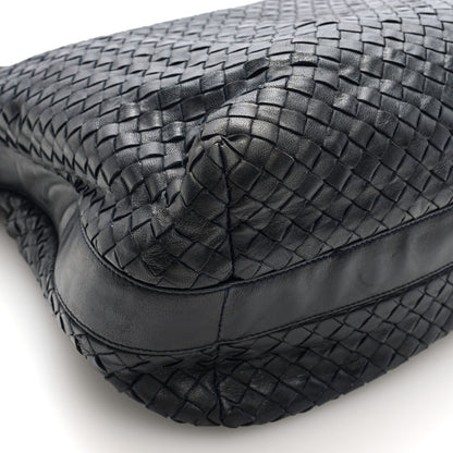 Bottega Veneta Nappa Intrecciato Hobo Navy 8 of 9