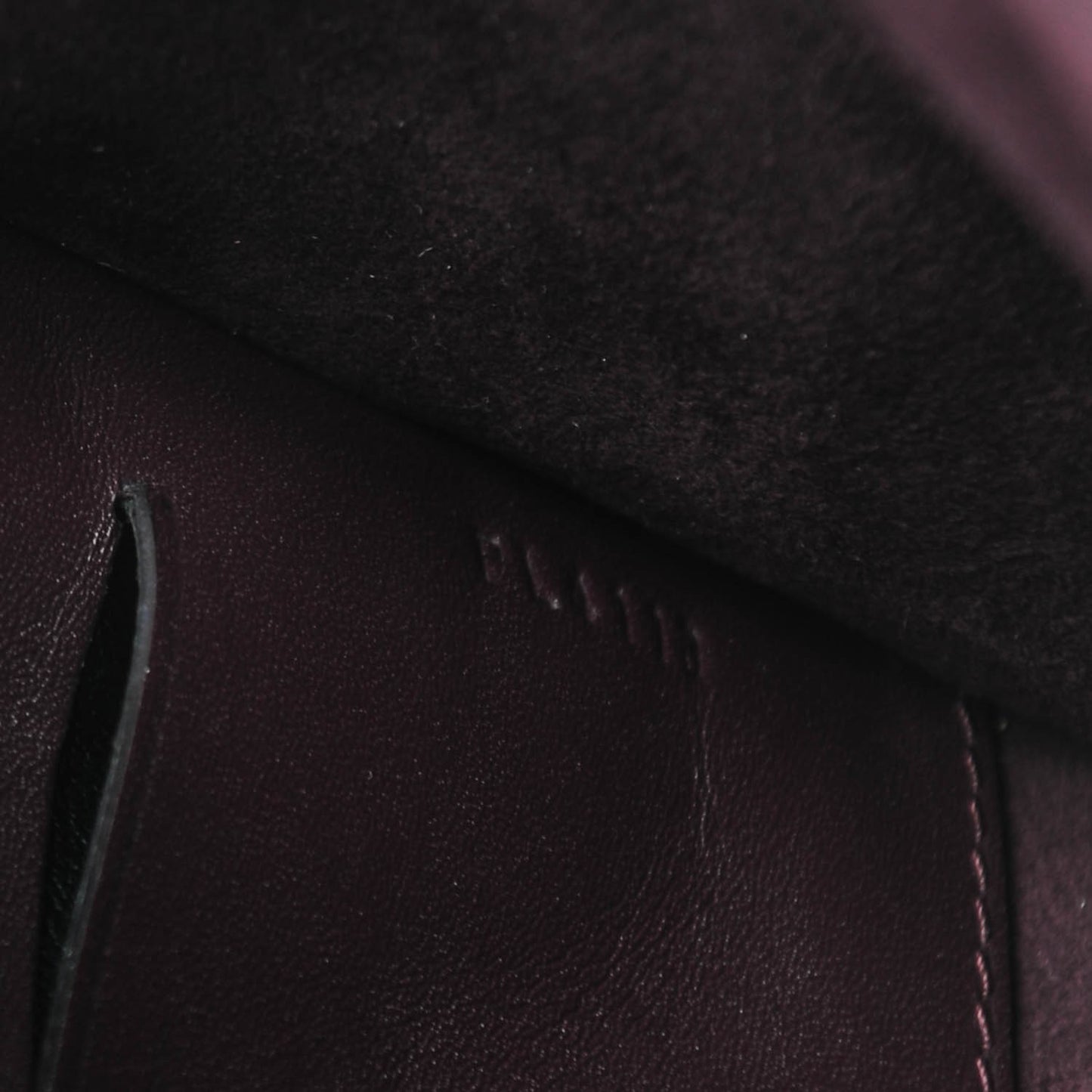Calfskin Chain Louise GM Amarante