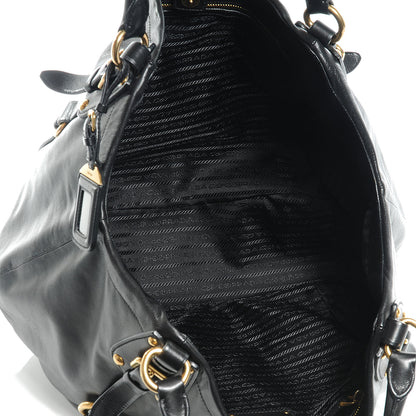 Prada Soft Calf Tote Nero Black 6 of 10