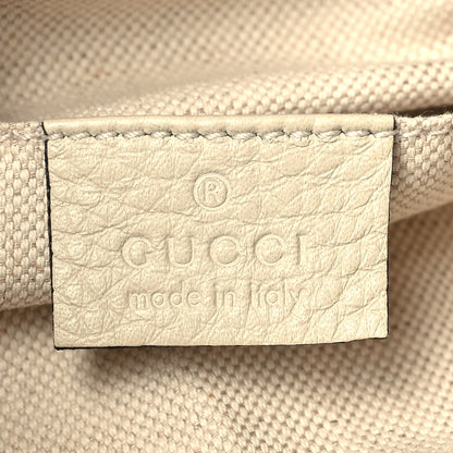 Gucci Cellarius Calfskin Medium Bamboo Backpack Mystic White 6 of 9