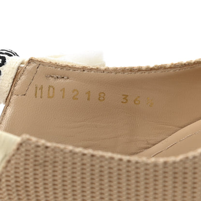 Christian Dior Technical Canvas Ribbon J Adior Slingback 65mm Pumps 36.5 Powder Nude 8 of 9