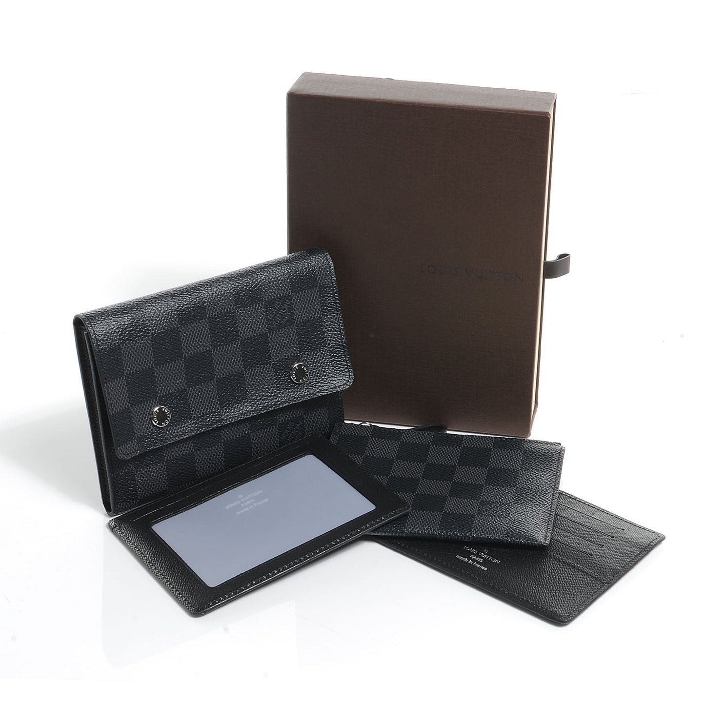 Damier Graphite Compact Modulable Wallet