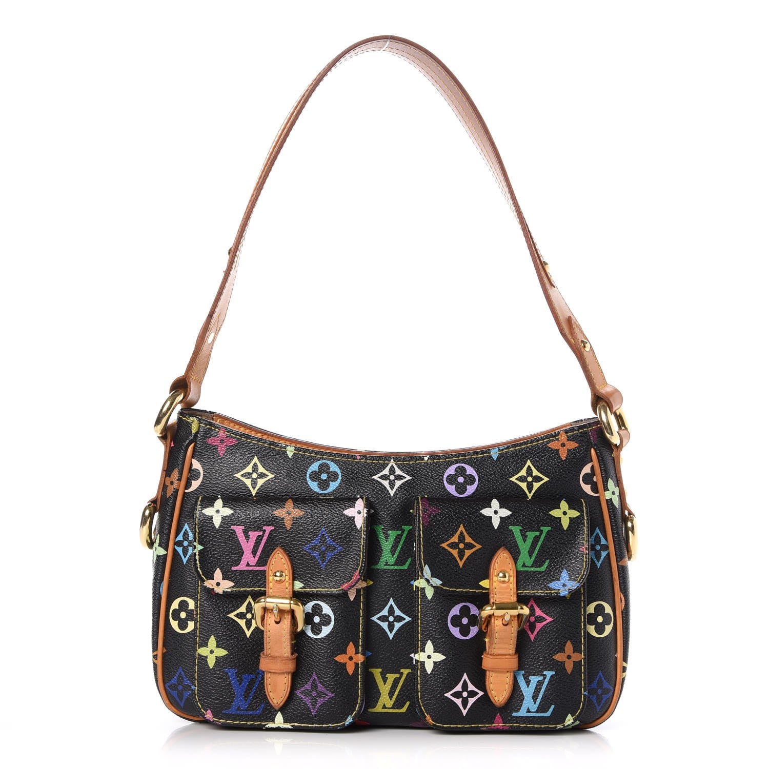 Louis Vuitton Monogram Multicolor Lodge PM Black 1 of 7