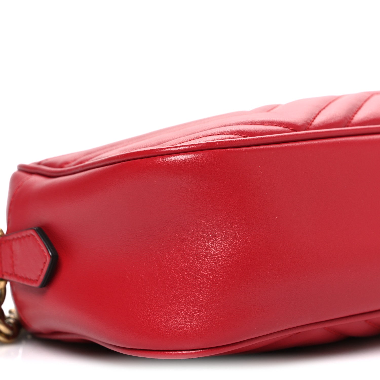 Gucci Calfskin Matelasse Small GG Marmont Chain Shoulder Bag