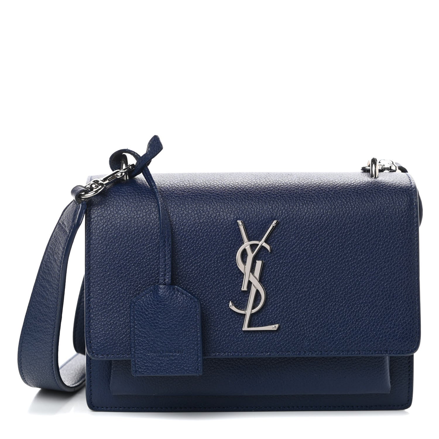 Saint Laurent Grained Calfskin Small Monogram Sunset Marinette 1 of 11