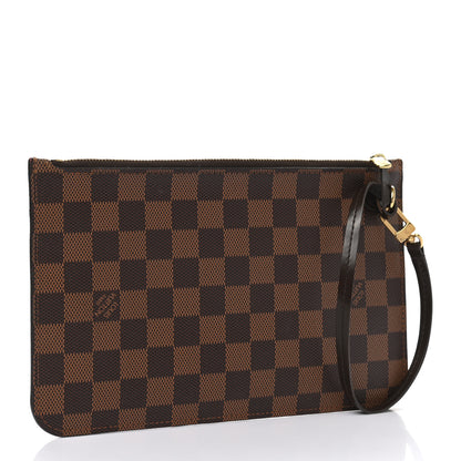Louis Vuitton Damier Ebene Neverfull MM GM Pochette 3 of 8