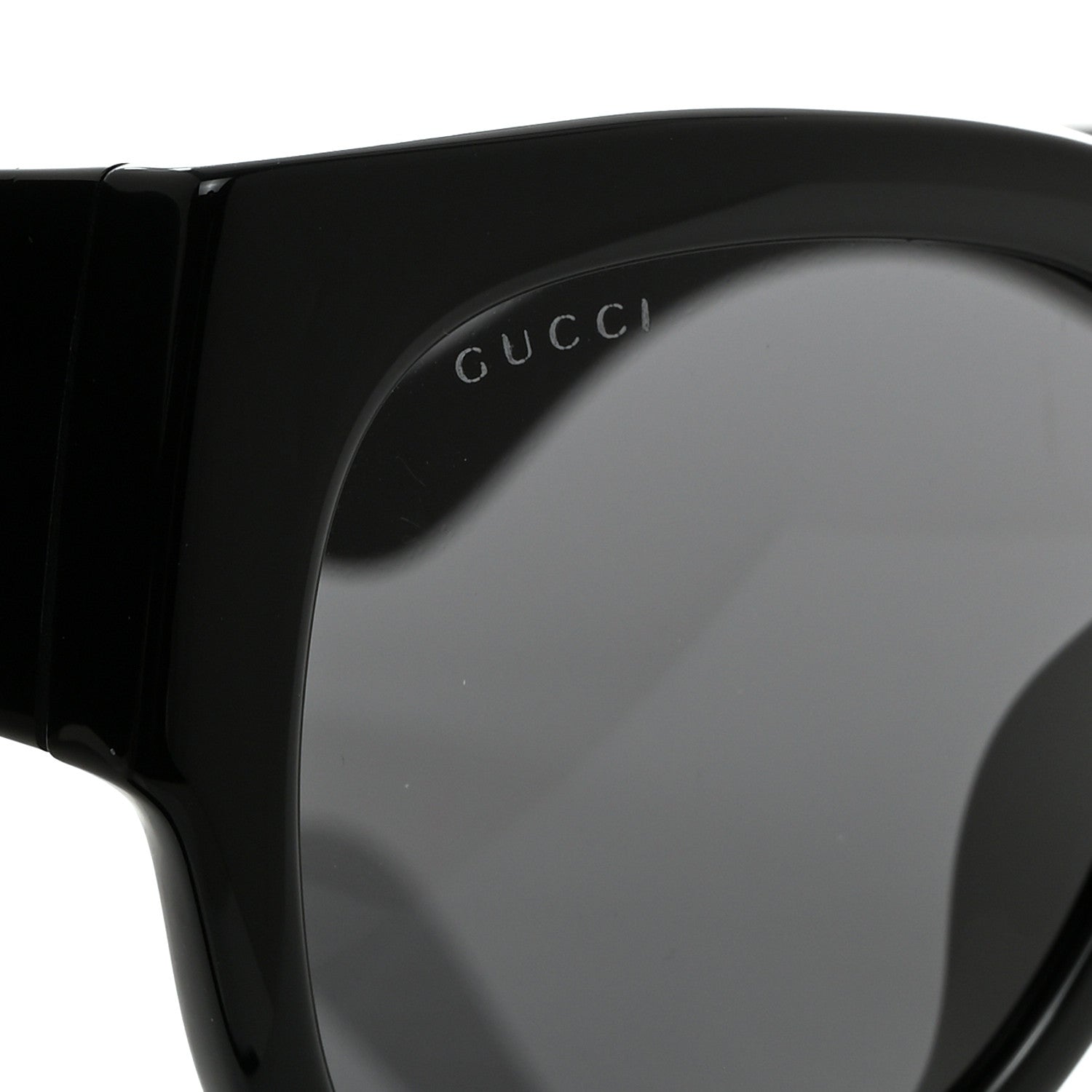 Gucci Acetate Square Frame Sunglasses Black 7 of 8