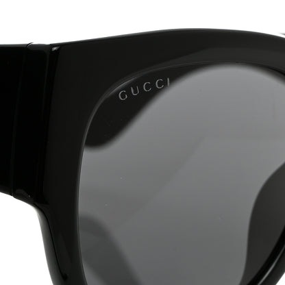 Gucci Acetate Square Frame Sunglasses Black 7 of 8