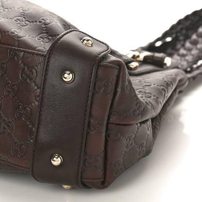 Gucci Guccissima Small Pelham Shoulder Bag Chocolate 8 of 10