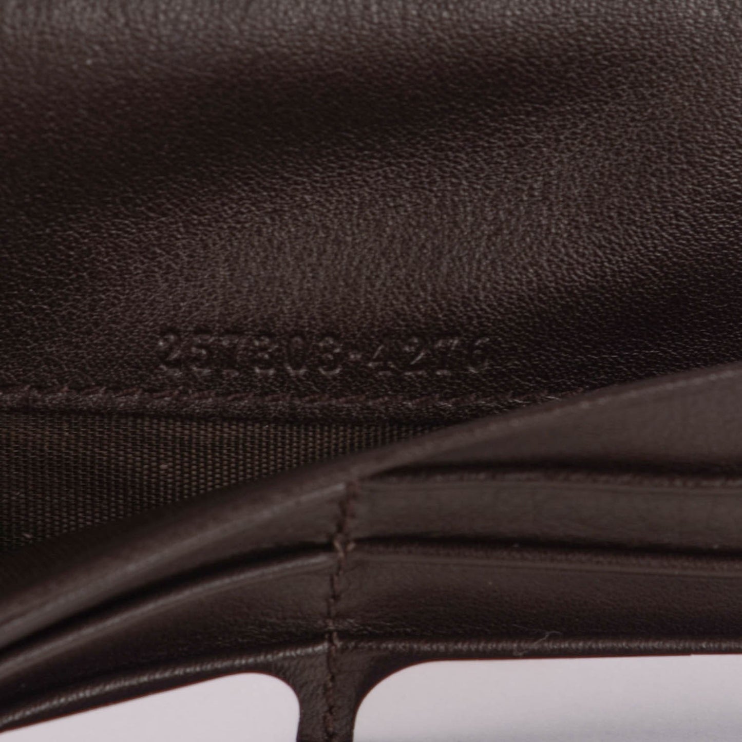 Guccissima Continental Flap Wallet Chocolate