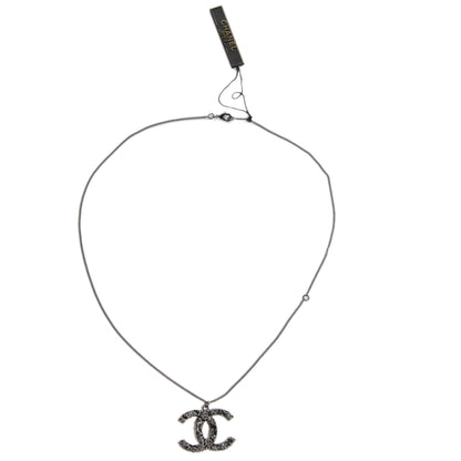 Chanel Ruthenium Camellia CC Necklace 4 of 6