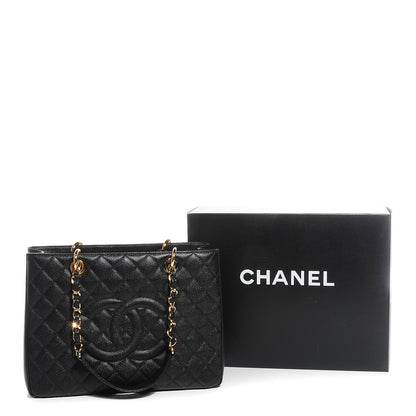 Chanel Caviar Grand Shopping Tote GST Black 8 of 8