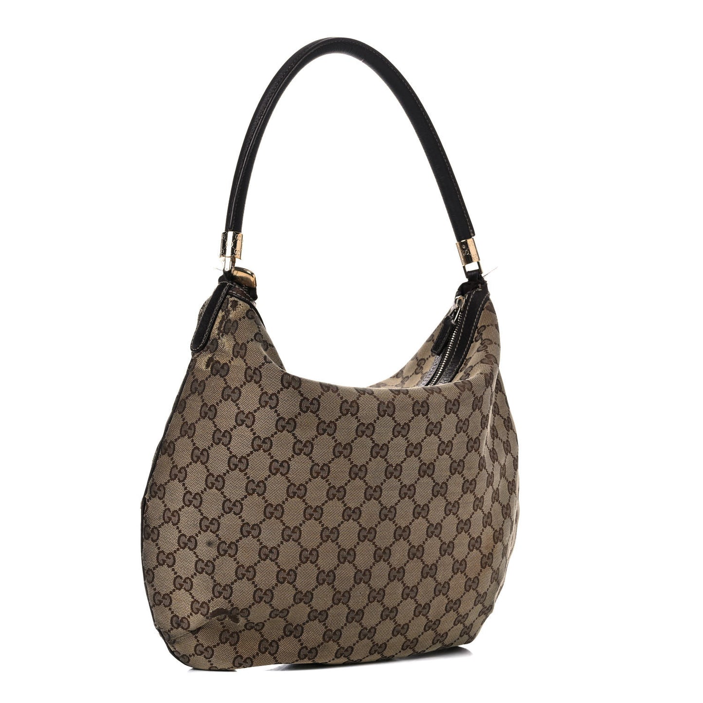 Monogram Hobo Dark Brown